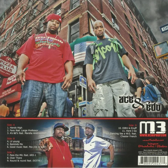 Back cover — MASTA ACE / EDO G — Arts & Entertainment