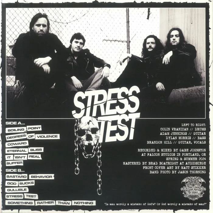 Back cover — STRESS TEST — Stress Test