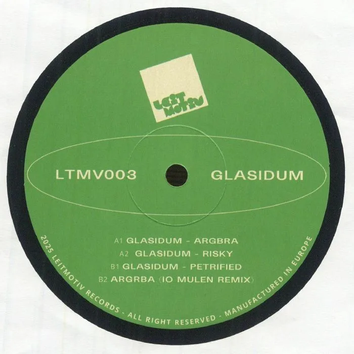 Лицевая сторона обложки — GLASIDUM — Argbra EP