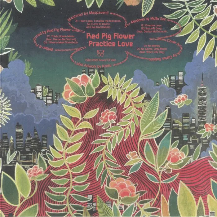 Back cover — RED PIG FLOWER — Practice Love