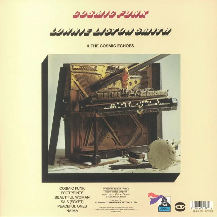 Обратная сторона обложки — Lonnie LISTON SMITH & THE COSMIC ECHOES — Cosmic Funk