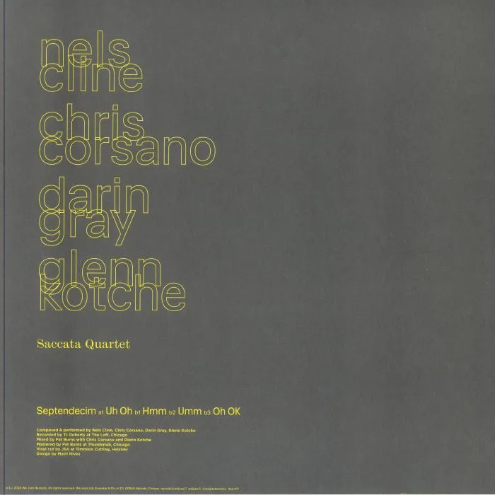 Back cover — SACATTA QUARTET — Septendecim