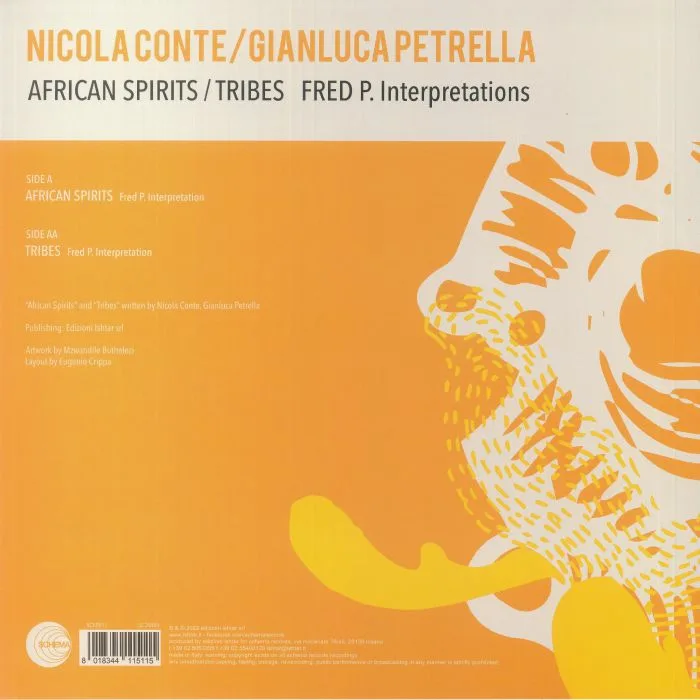Back cover — Nicola CONTE / GIANLUCA PETRELLA — African Spirits