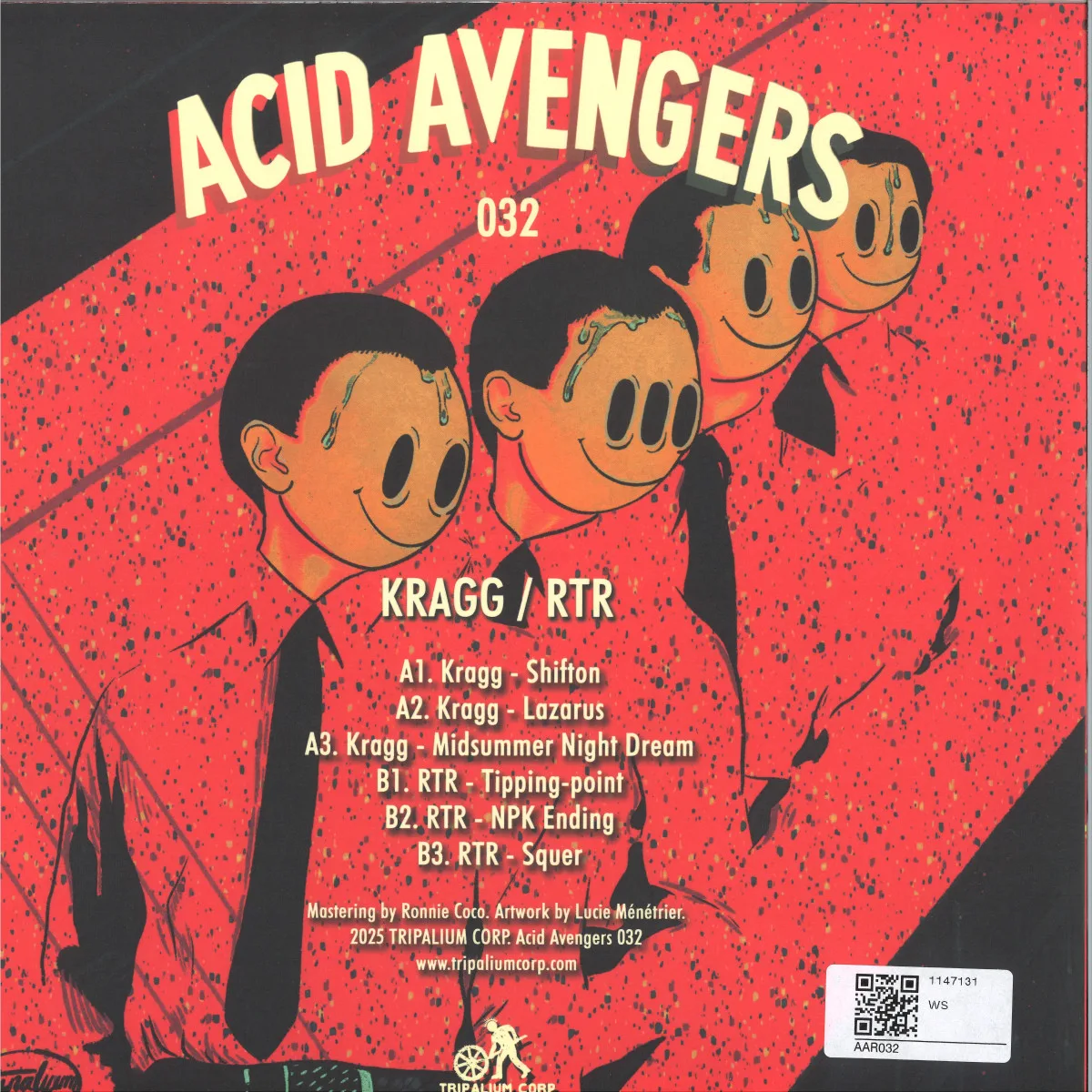 Back cover — Kragg / RTR — Acid Avengers 032