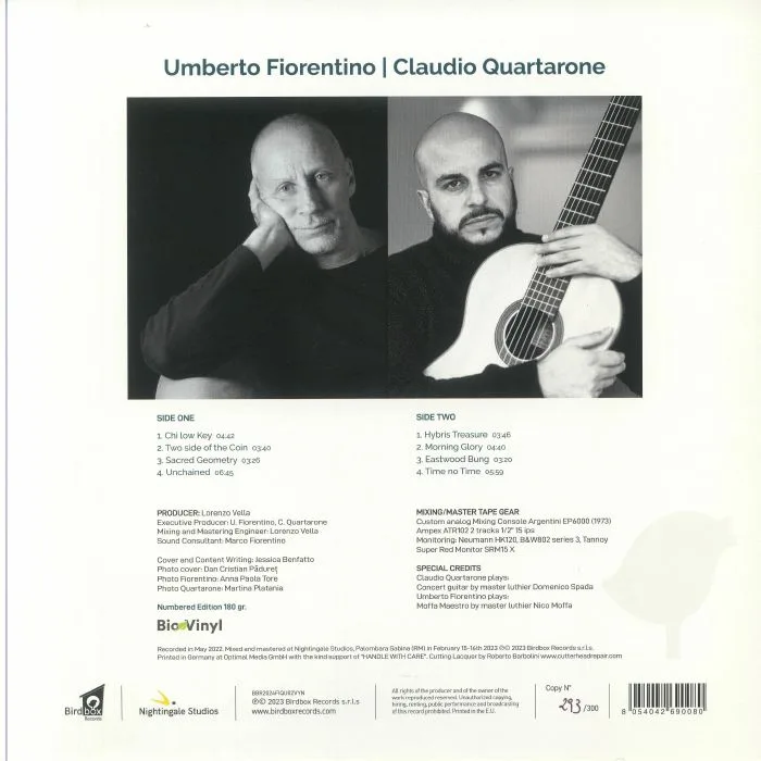 Back cover — Umberto FIORENTINO / CLAUDIO QUARTARONE — II