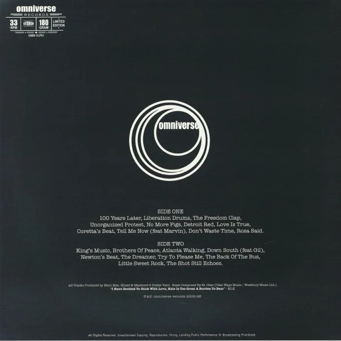 Обратная сторона обложки — MARC MAC — It's Right To Be Civil (reissue)