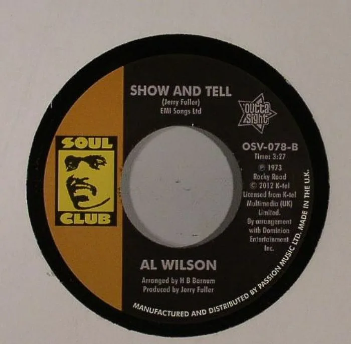 Back cover — Al WILSON — The Snake (B-STOCK)