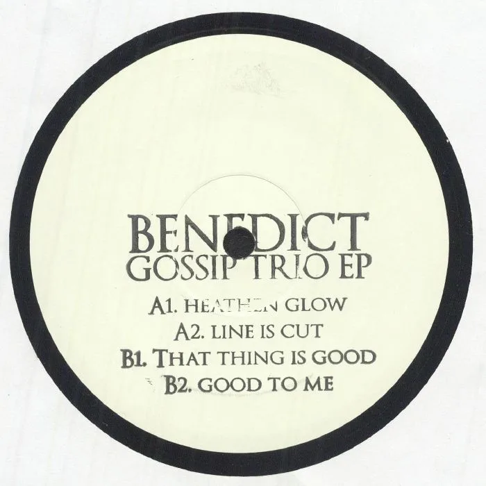 Back cover — BENEDICT — Gossip Trio EP