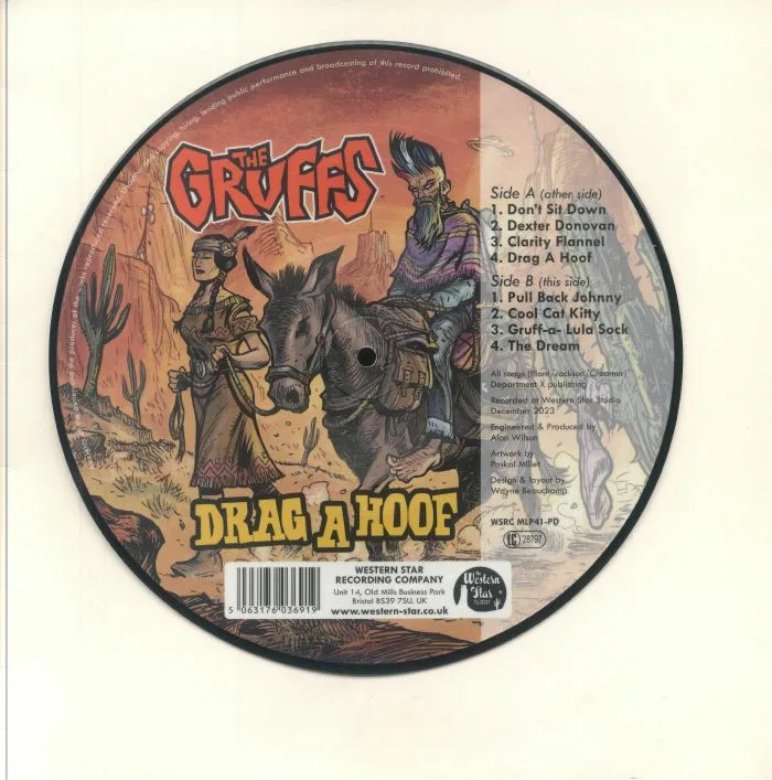 Back cover — The GRUFFS — Drag A Hoof