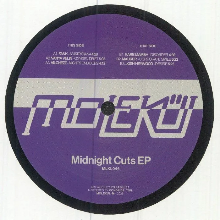 Front cover — FANK / VANYA VELIN / VILCHEZZ / RARE MAMBA / MAURER / JOSH HEYWOOD — Midnight Cuts EP