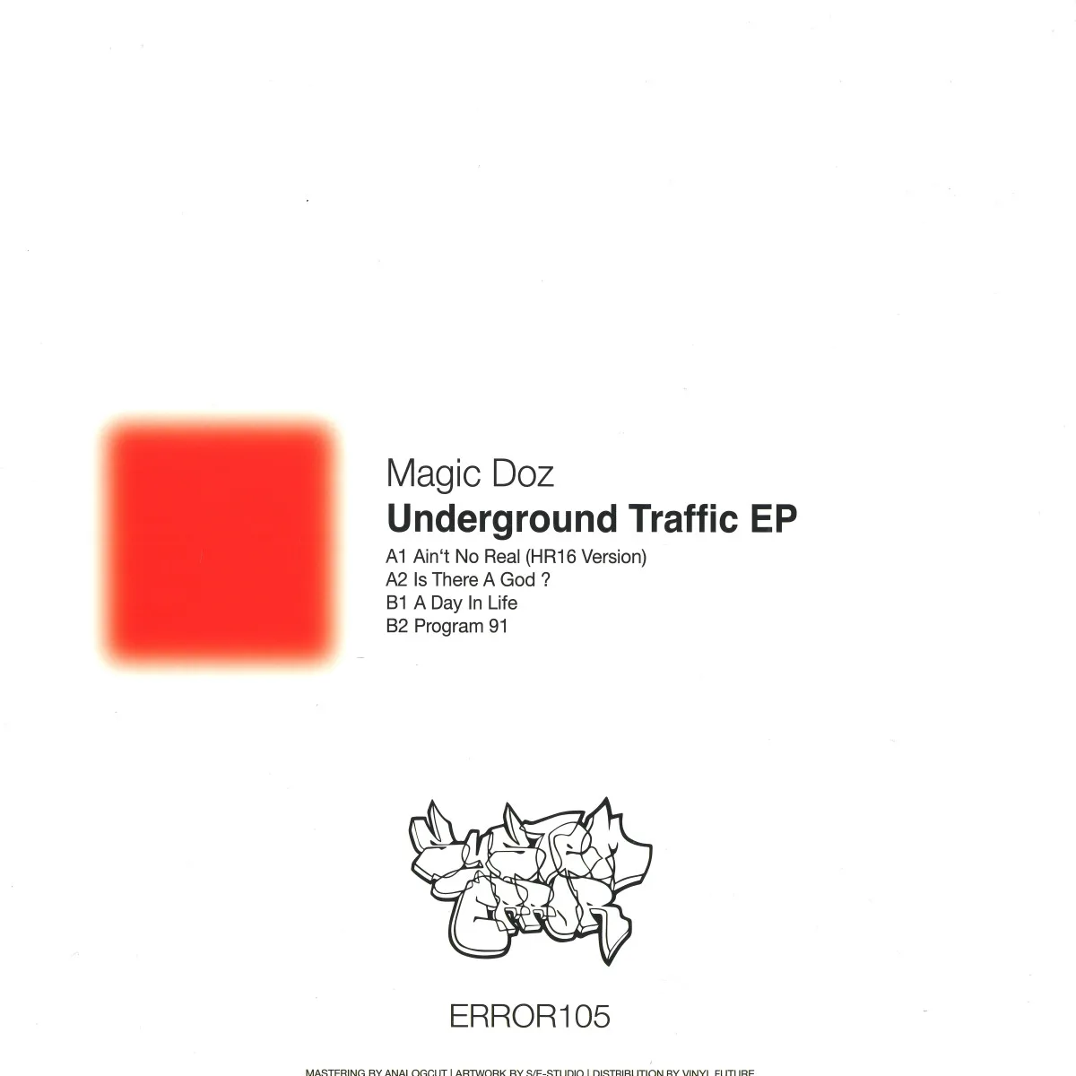 Обратная сторона обложки — Magic Doz — Underground Traffic EP
