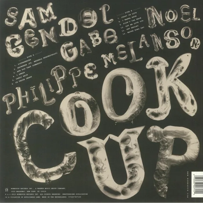 Back cover — Sam GENDEL — Cookup