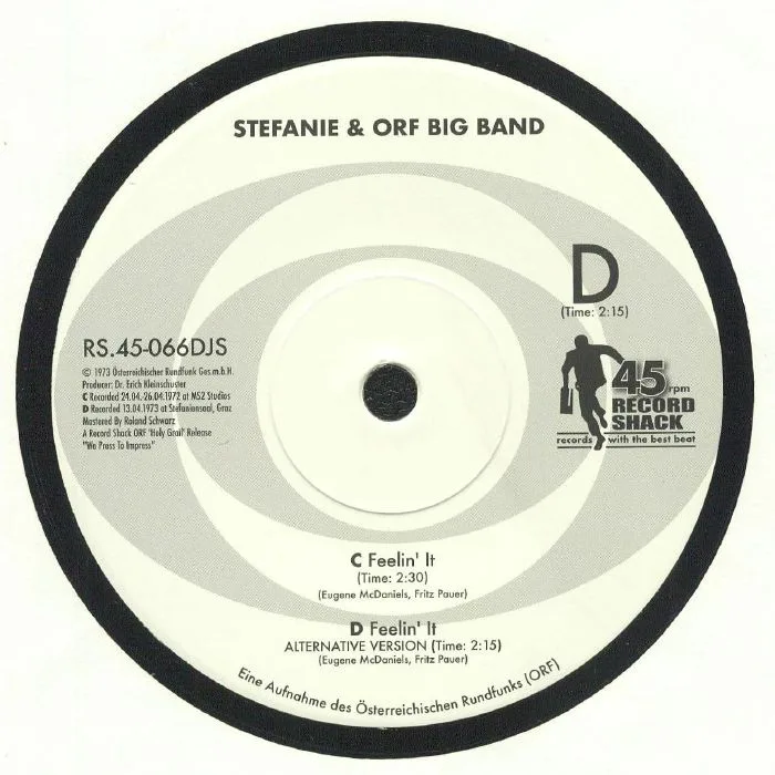 Обратная сторона обложки — STEFANIE / ORF BIG BAND — Feelin' It