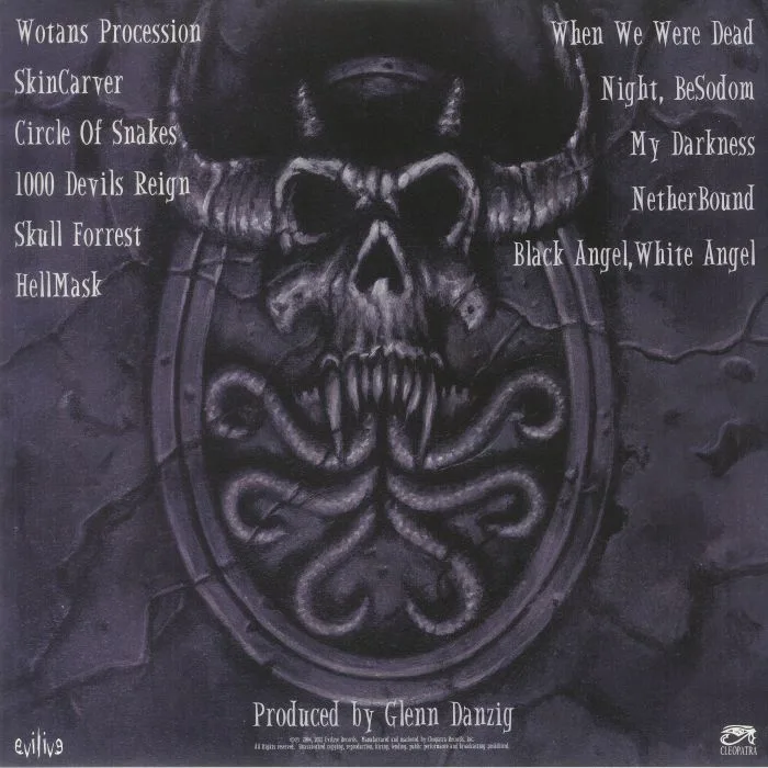 Обратная сторона обложки — DANZIG — Circle Of Snakes