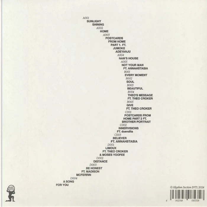 Back cover — A SONG FOR YOU — Home