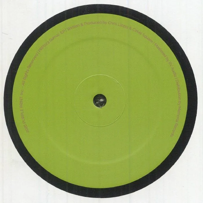 Back cover — CIRKEL SQUARE / CHRIS LLOPIS — Sumac EP