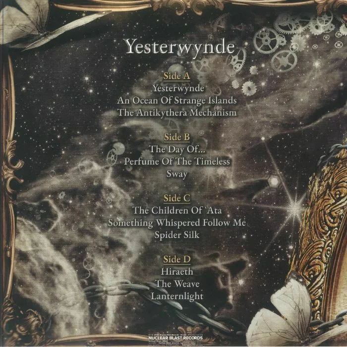 Back cover — NIGHTWISH — Yesterwynde (B-STOCK)