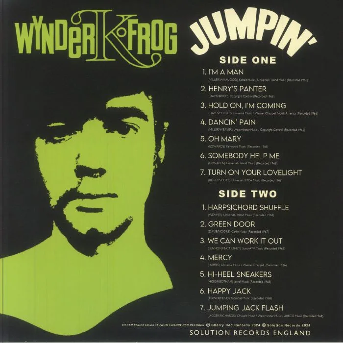 Обратная сторона обложки — WYNDER K FROG — Jumpin'