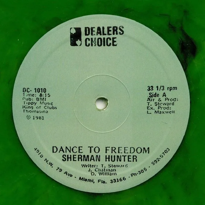 Front cover — Sherman HUNTER — Dance To Freedom