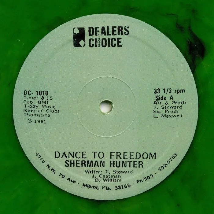 Back cover — Sherman HUNTER — Dance To Freedom