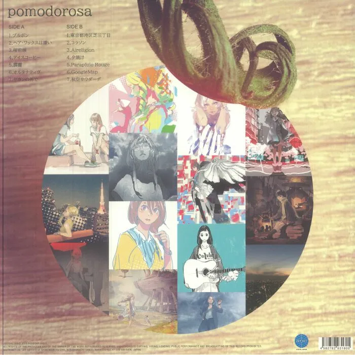 Back cover — POMODOROSA — Pomodorosa