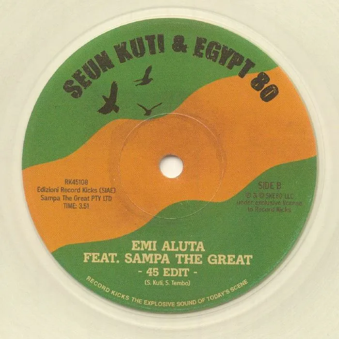 Обратная сторона обложки — Seun KUTI / SAMPA THE GREAT / EGYPT 80 — Emi Aluta