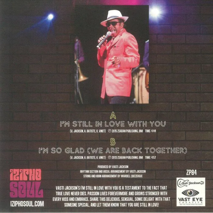 Back cover — Vasti JACKSON — I'm Still In Love With You