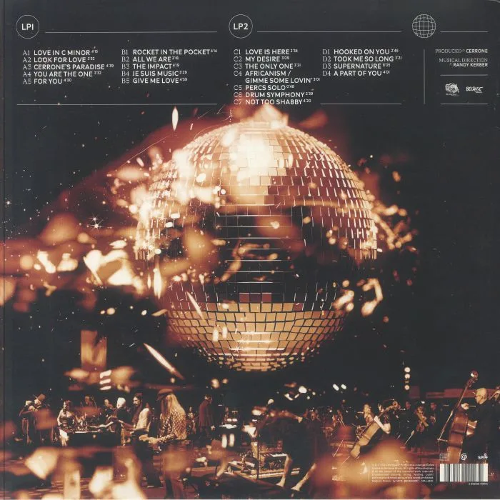 Back cover — CERRONE — Disco Symphony