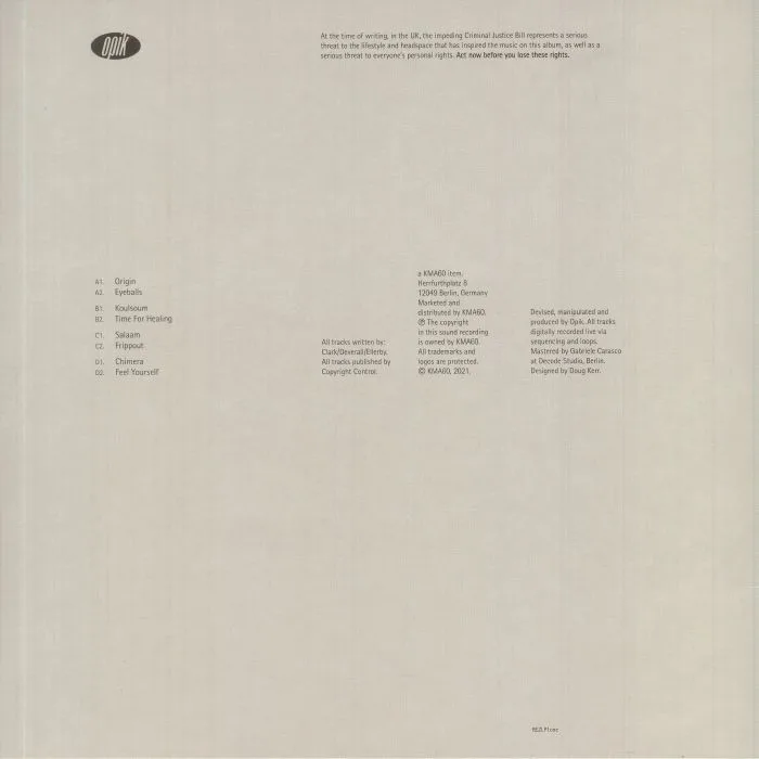 Back cover — OPIK — Opik