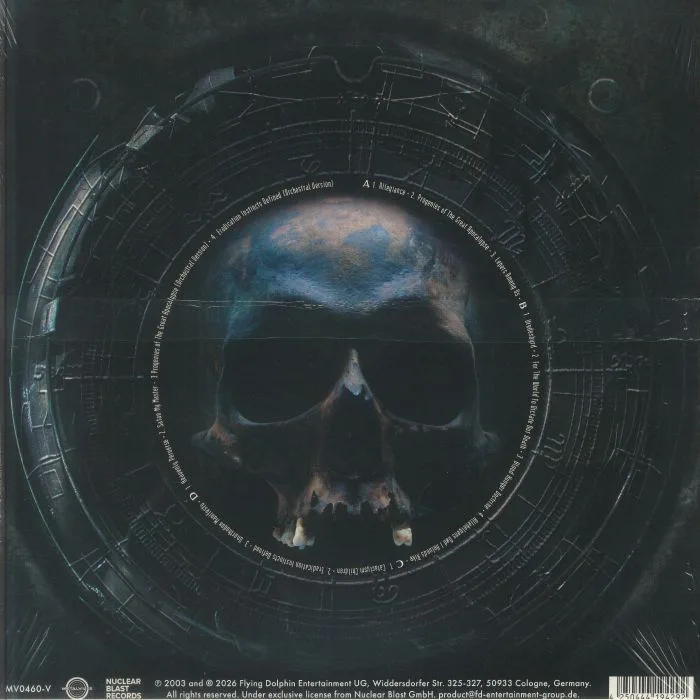 Back cover — DIMMU BORGIR — Death Cult Armageddon (reissue)