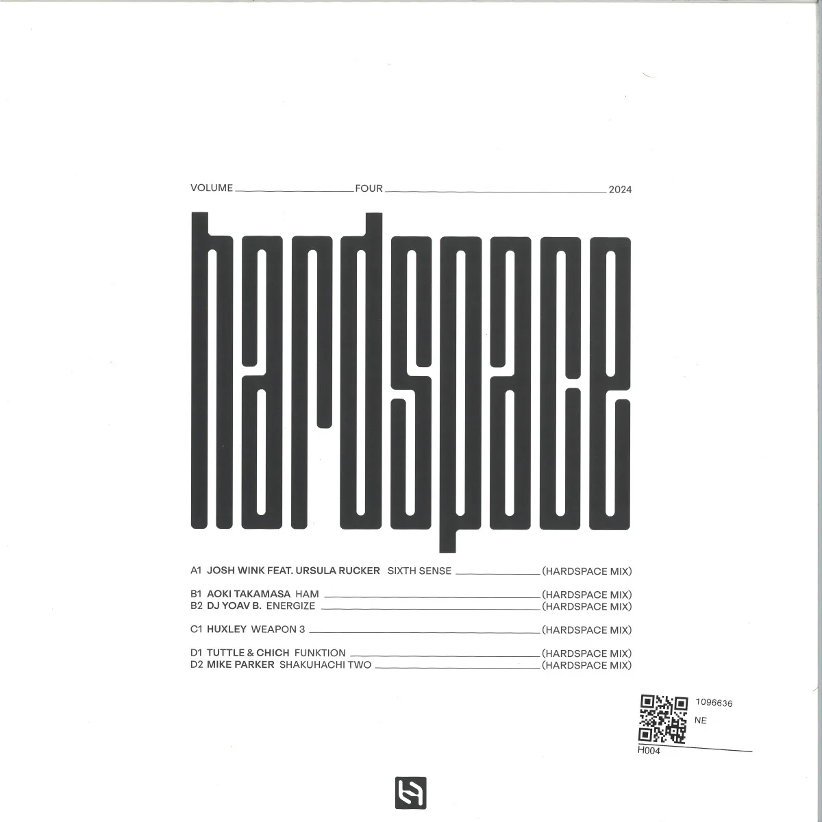 Обратная сторона обложки — Hardspace — Hardspace Volume Four LP 2x12”