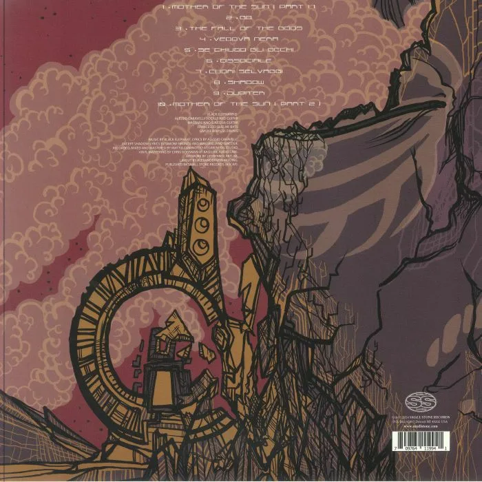 Обратная сторона обложки — BLACK ELEPHANT — The Fall Of The Gods (B-STOCK)