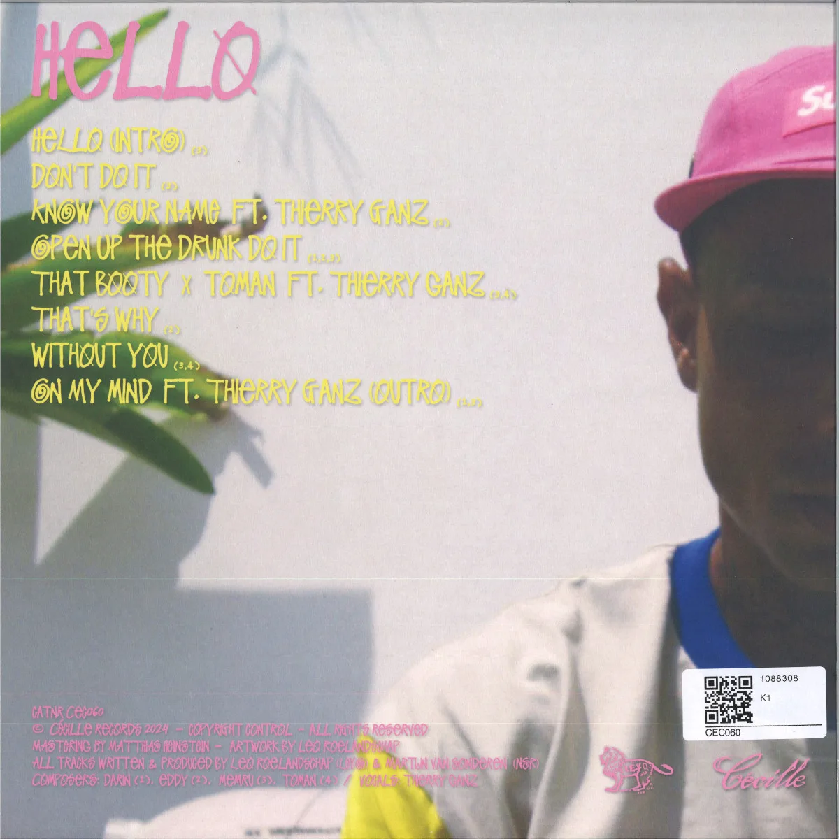 Back cover — LEYO — HELLO LP
