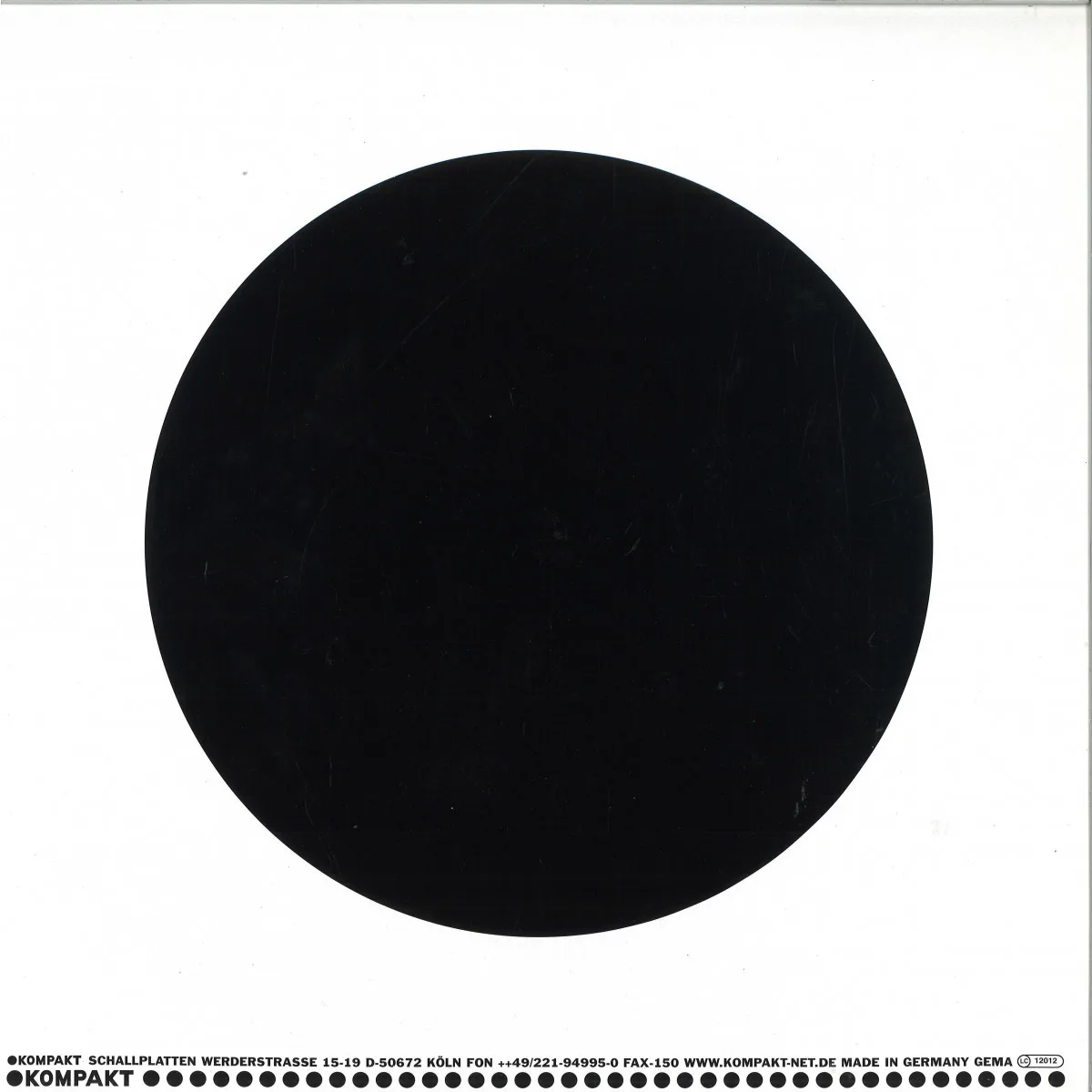 Back cover — Immer — Null