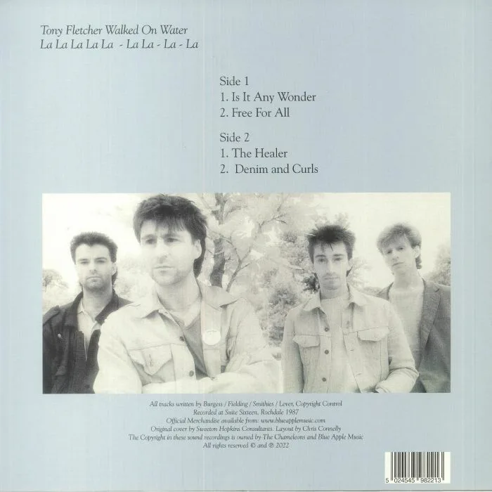 Обратная сторона обложки — The CHAMELEONS — Tony Fletcher Walked On Water (B-STOCK)