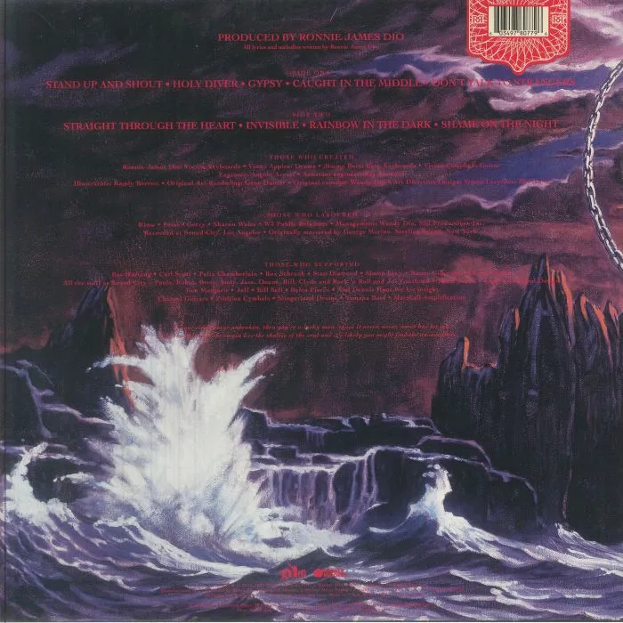 Back cover — DIO — Holy Diver (Rhino Reserve)