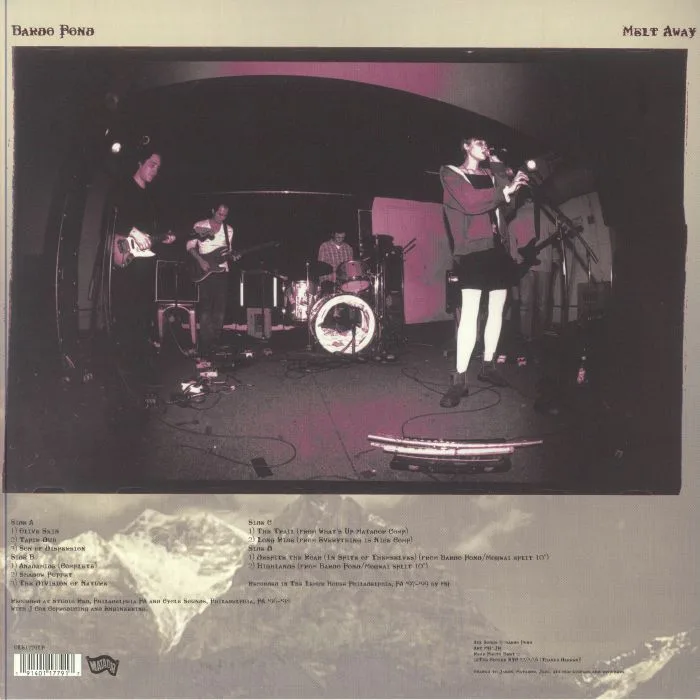 Back cover — BARDO POND — Melt Away