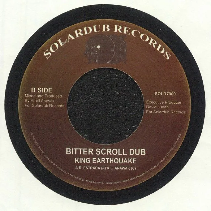 Обратная сторона обложки — Fikir AMLAK / KING EARTHQUAKE — Bitter Scroll