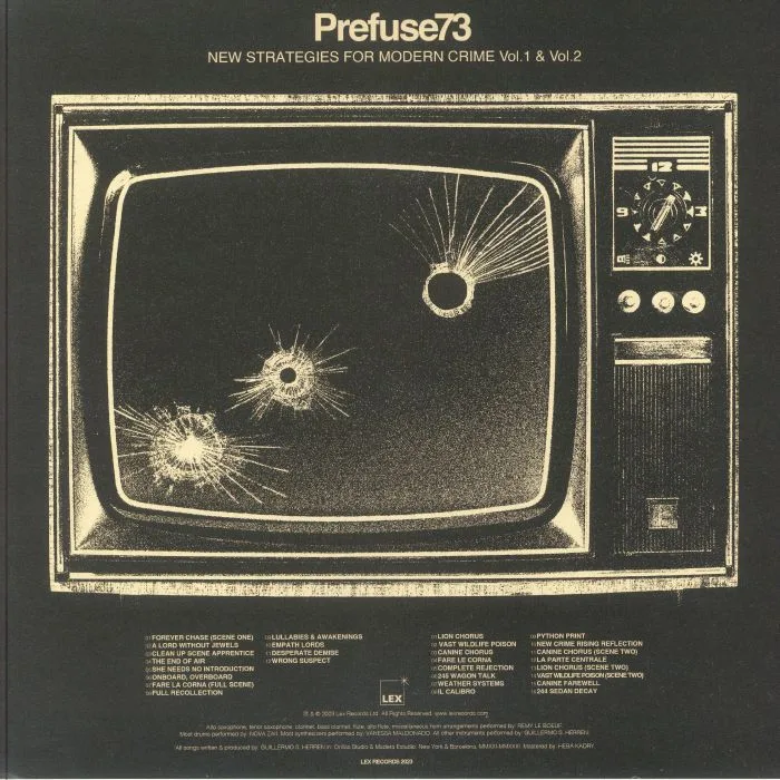 PREFUSE 73 — New Strategies For Modern Crime Vol 1 & Vol 2