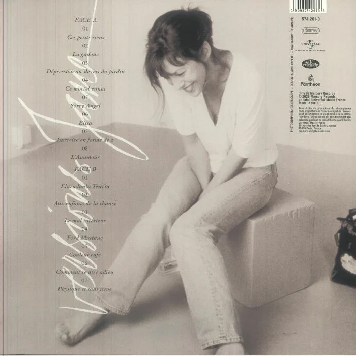 Back cover — Jane BIRKIN — Versions Jane (reissue)
