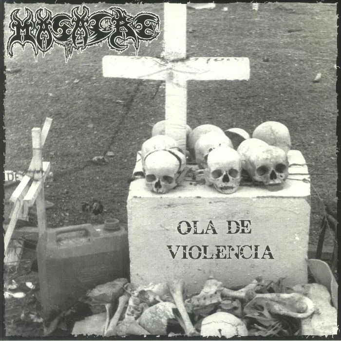 Front cover — MASACRE — Ola De Violencia (reissue)