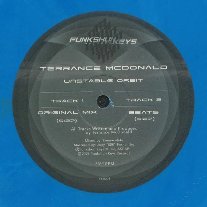Front cover — Terrance McDONALD — Unstable Orbit
