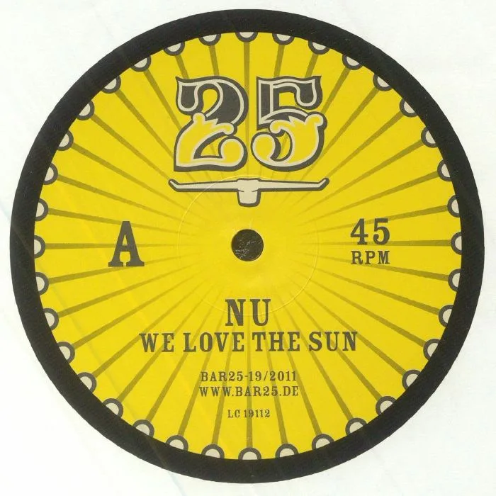 Лицевая сторона обложки — NU — We Love The Sun
