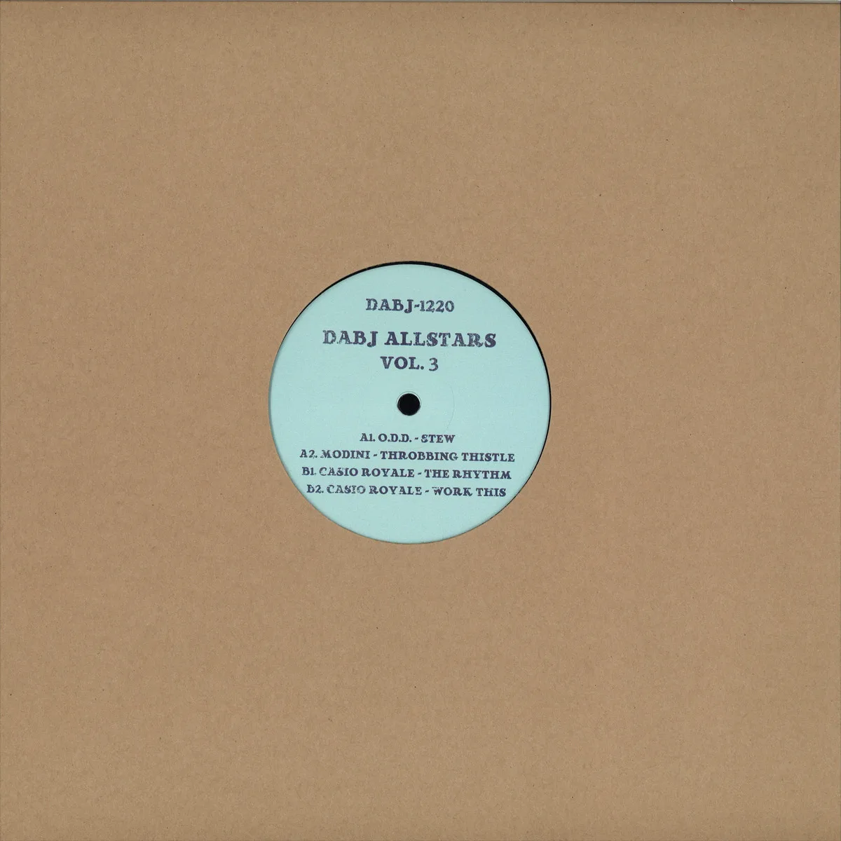 Back cover — Various — Dabj Allstars Vol.3