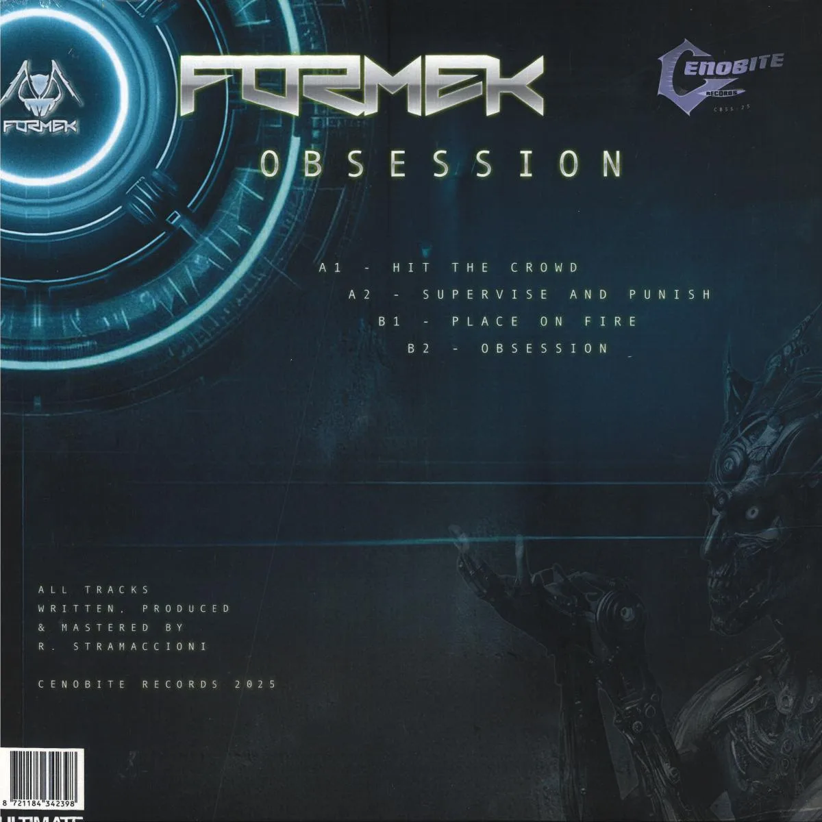 Back cover — Formek — Obsession E.P.