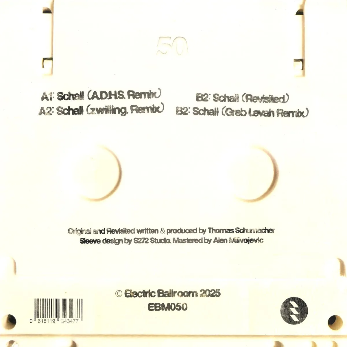 Обратная сторона обложки — Thomas Schumacher — Schall (Revisited)