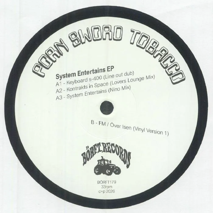 Front cover — PORN SWORD TOBACCO — System Entertains EP
