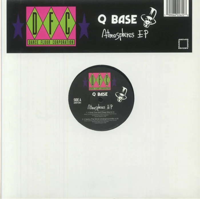 Front cover — Q BASE — Atmospheres EP (reissue)