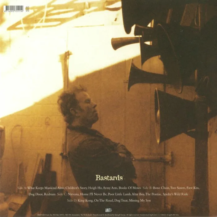 Обратная сторона обложки — Tom WAITS — Bastards (remastered)
