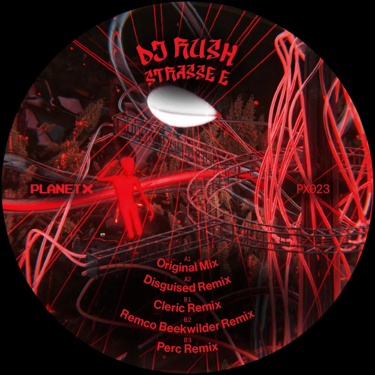 Back cover — DJ Rush — Strasse E